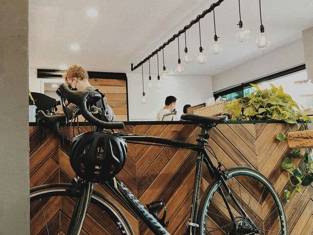 Bike at a local shop